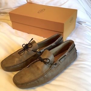 Tod's Leather Bow Accents Drivers